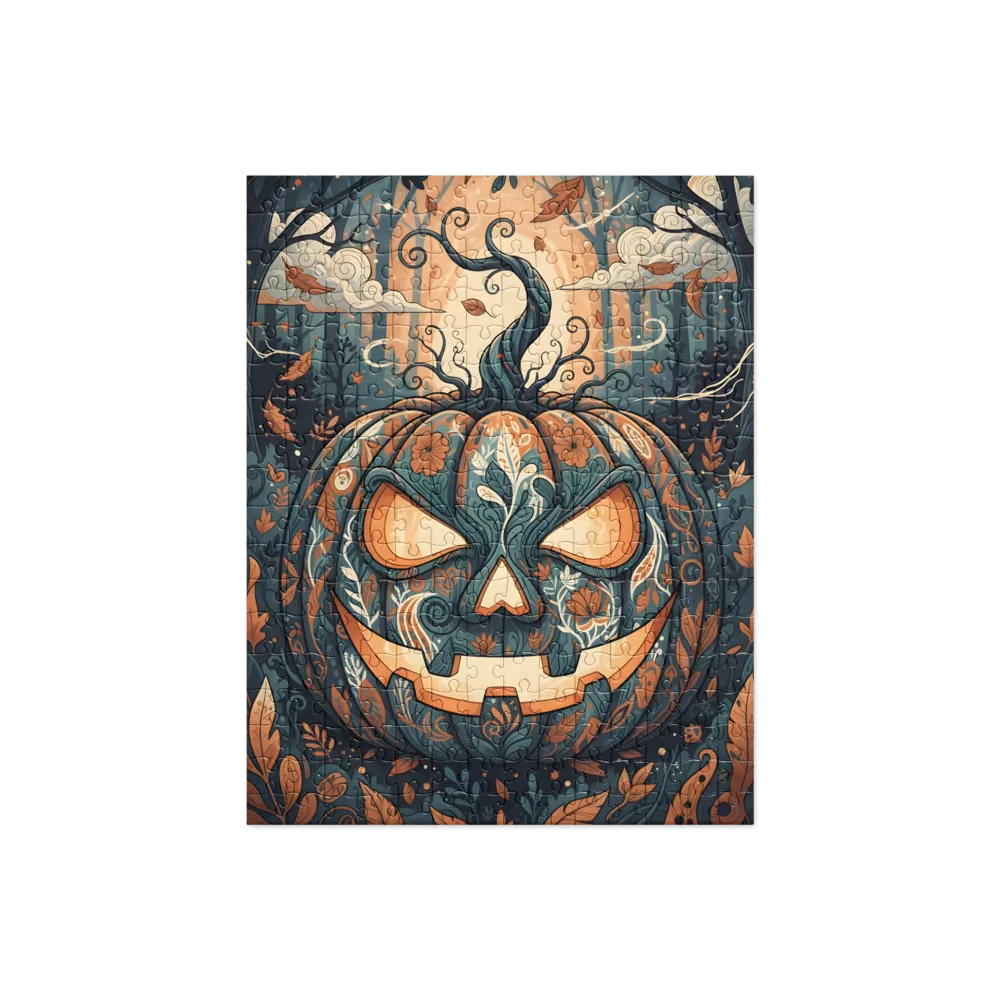 Ornate Jack-o'-Lantern 
 Jigsaw Puzzle