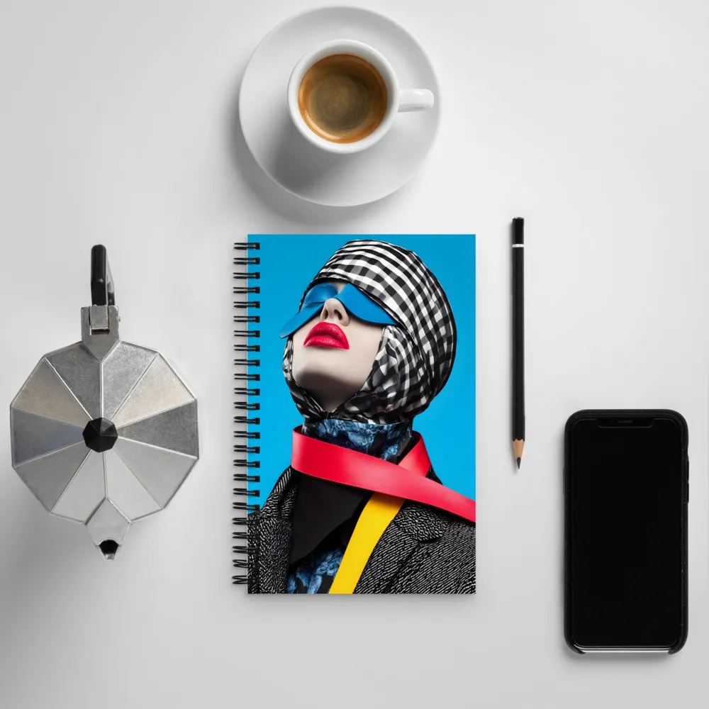 Striking Elegance in Modern Fashion | Spiral Notebook