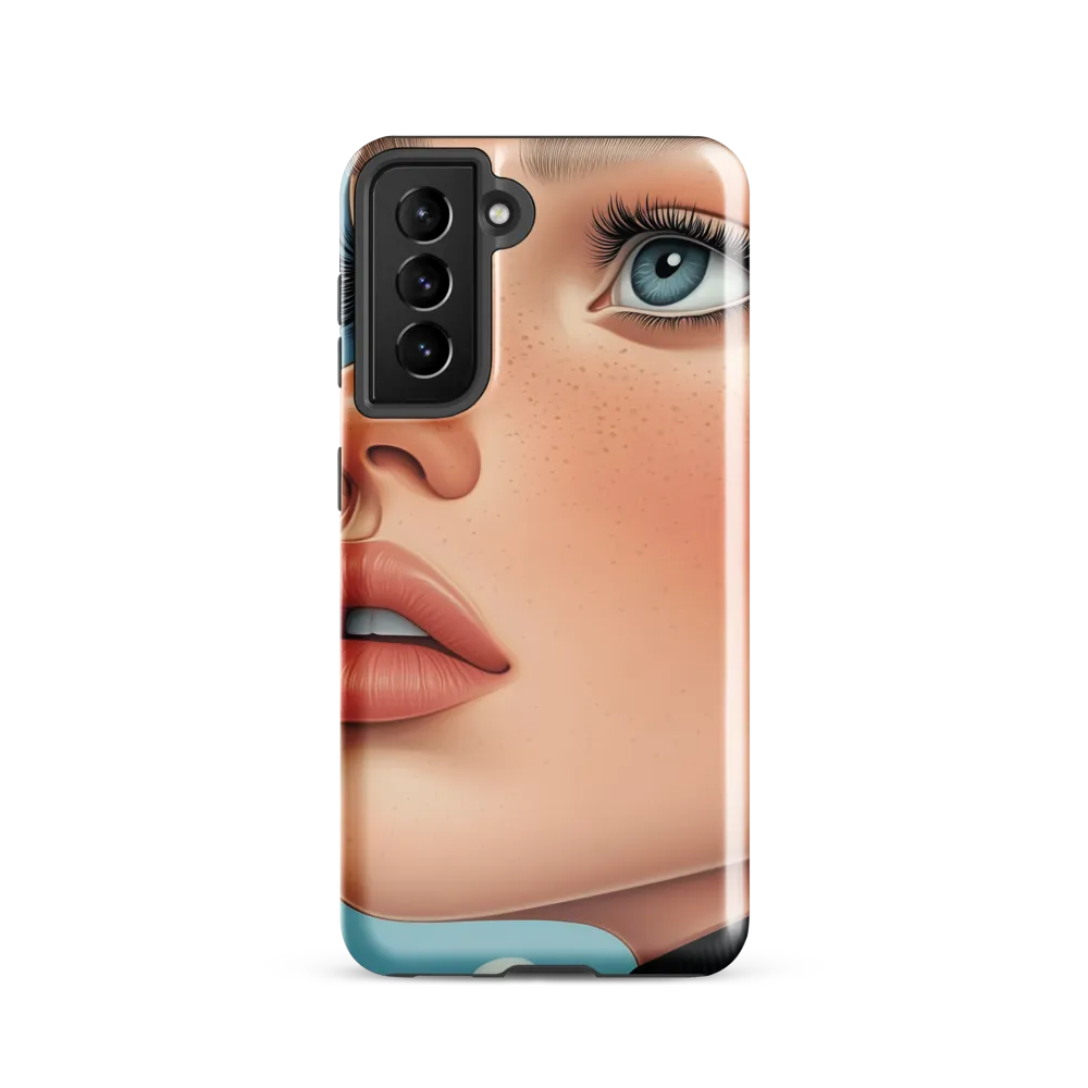 Serenity in Blue | Phone Case |  S21 | Tough Case | Glossy