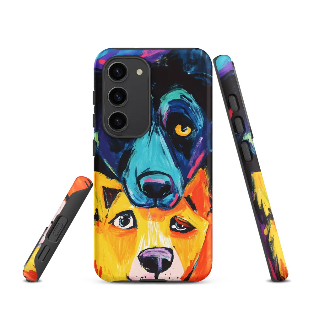 Vibrant Companions: An Expression of Canine Spirit