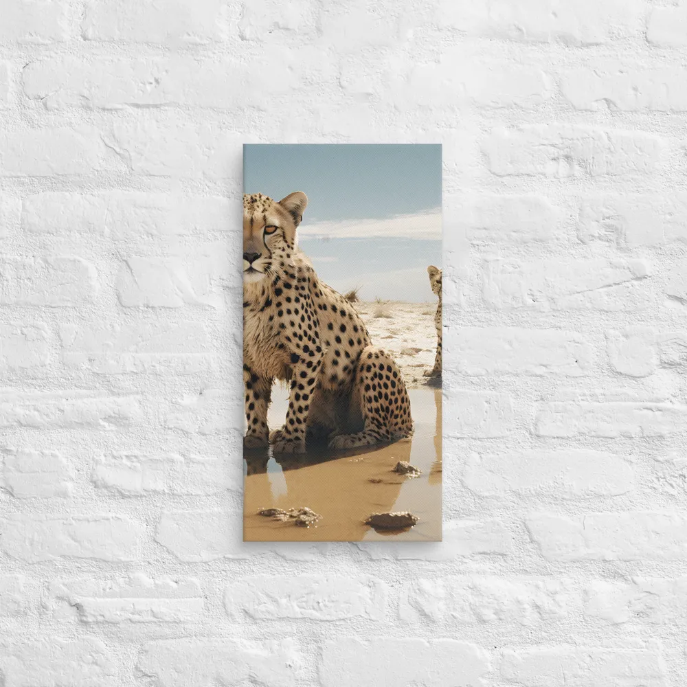 Silent Watchers of the Savanna | Canvas | 10″×20″