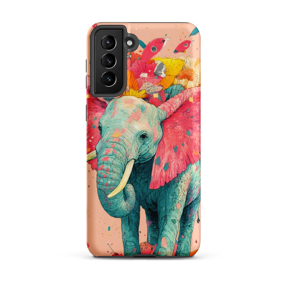 Whimsical Elegance: The Floral Elephant