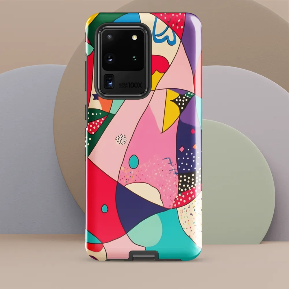 Playful Geometry in Color | Phone Case |  S20 Ultra | Tough Case | Glossy