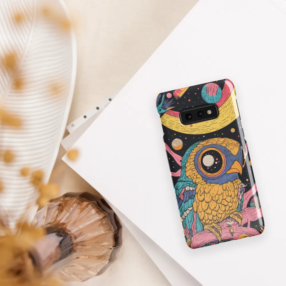 Whimsical Cosmic Owl | Phone Case |  S10e | Snap Case | Glossy