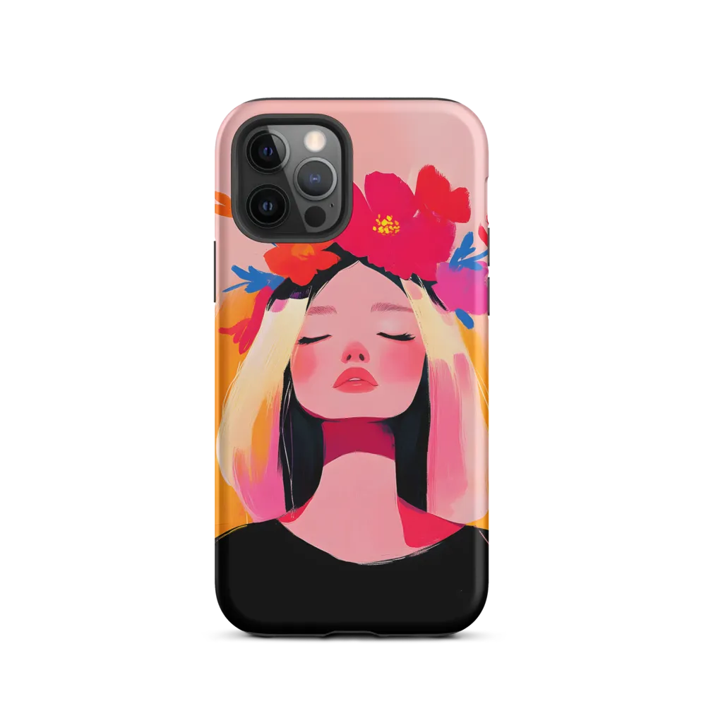 Floral Serenity | Phone Case |  12 Pro | Tough Case | Matte