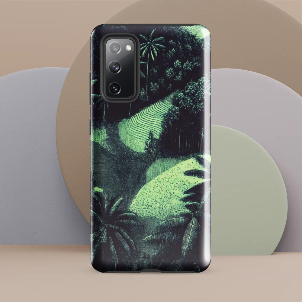 Harmony in Green: A Surreal Landscape