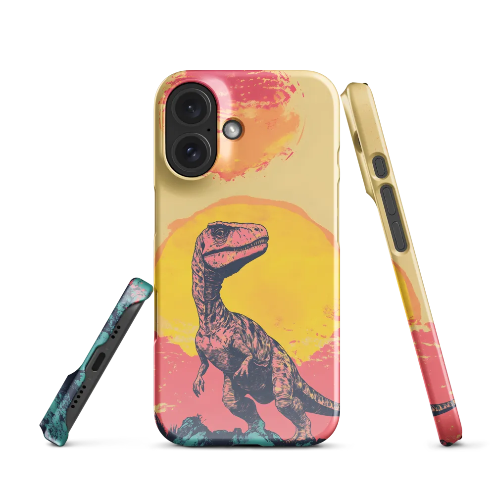 Majestic Dinosaur at Sunrise | Phone Case |  16 | Snap Case | Glossy