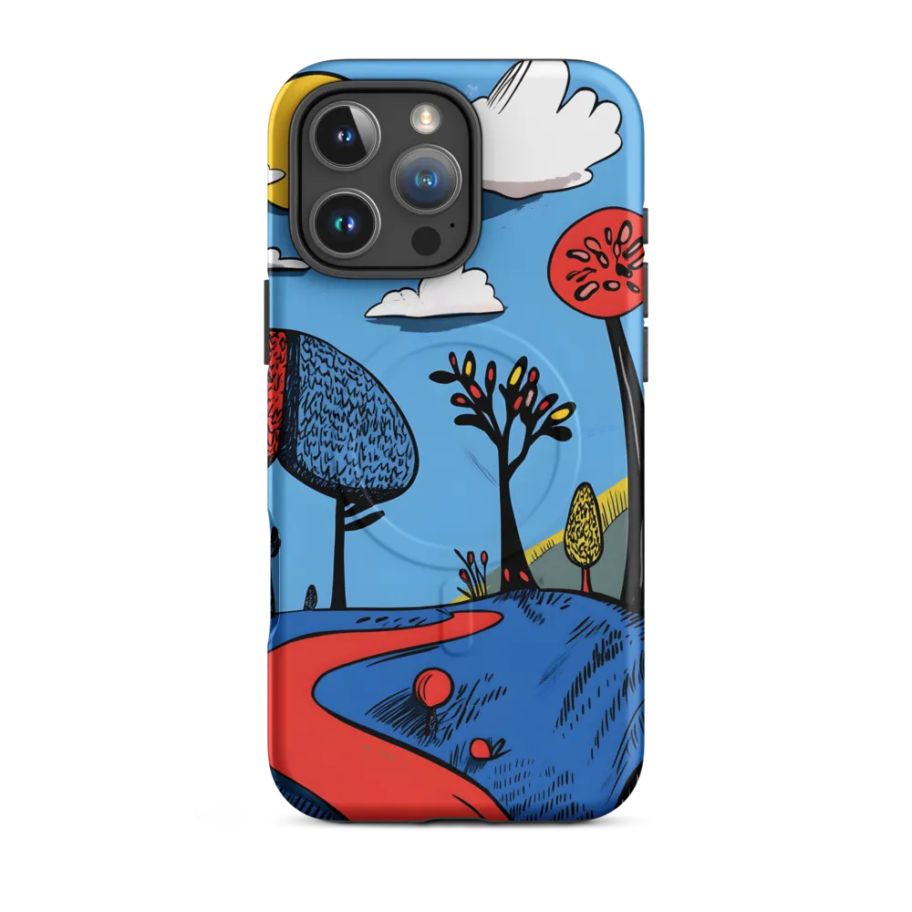 A Playful Journey Through Whimsical Woods | Phone Case |  16 Pro Max | MagSafe® Tough Case | Matte