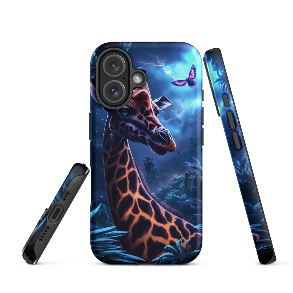 Mystical Giraffe in Twilight Jungle | Phone Case