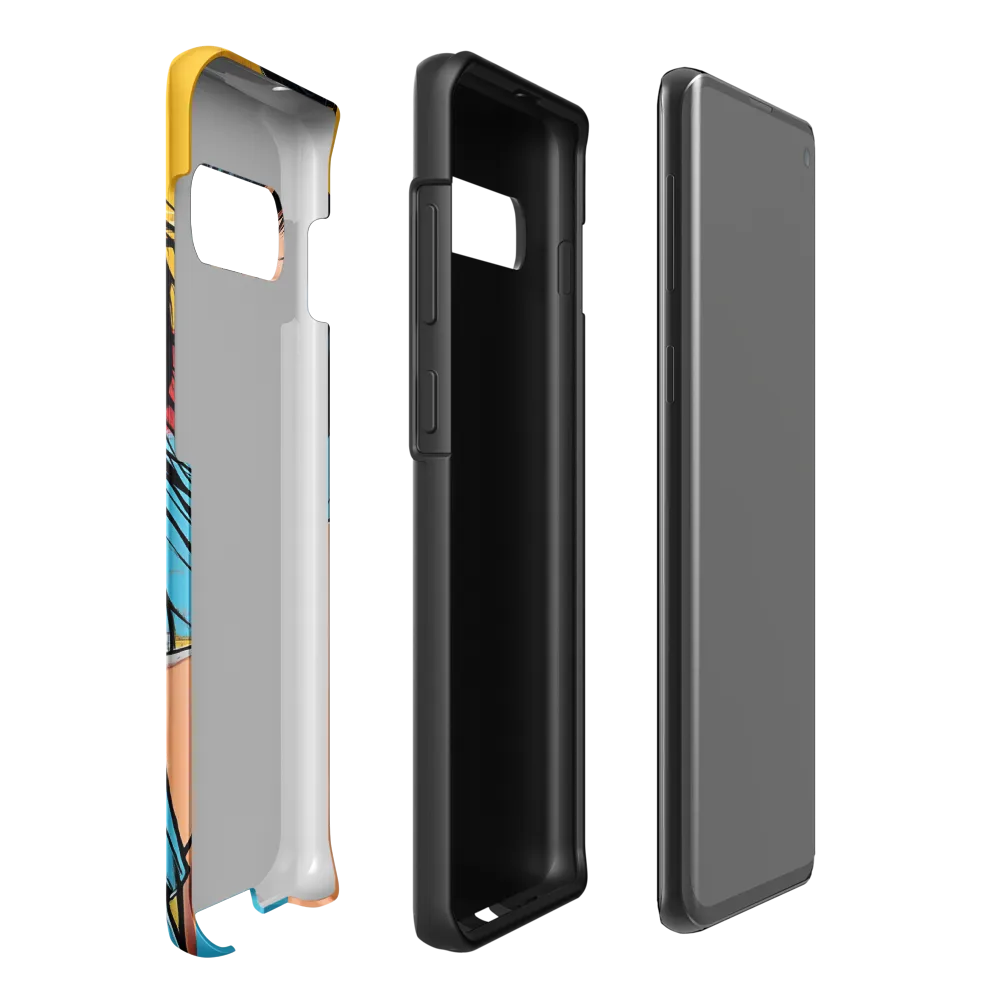 Vibrant Portrait of Modern Youth | Phone Case |  S10 Plus | Tough Case | Matte