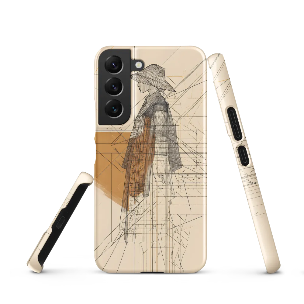 Abstract Profile: A Minimalist Exploration | Phone Case |  S22 | Snap Case | Matte