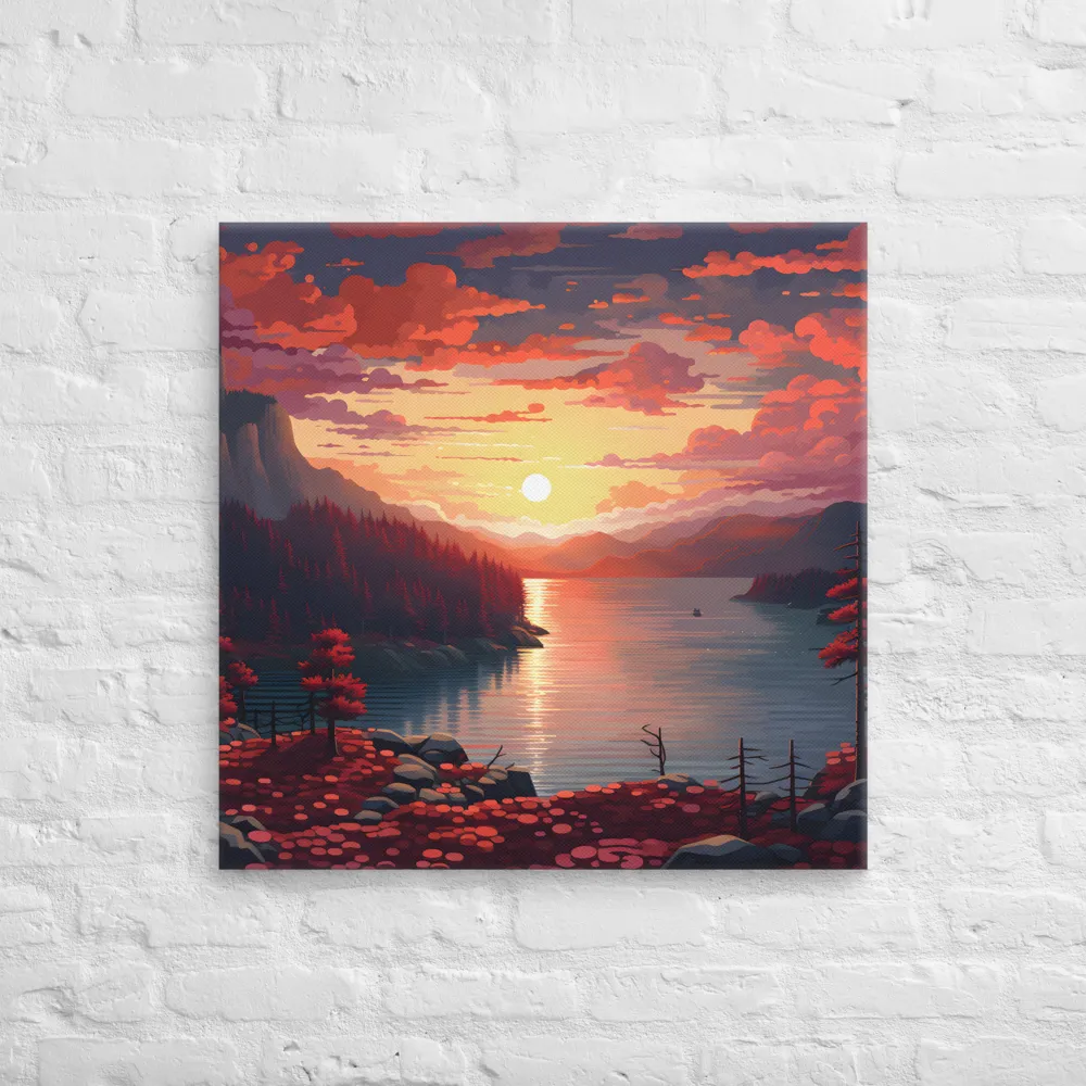 Serenity at Dusk | Canvas | 28″×28″