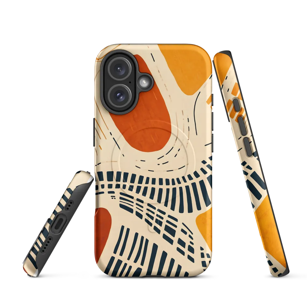 Urban Patterns in Harmony | Phone Case |  16 | MagSafe® Tough Case | Matte
