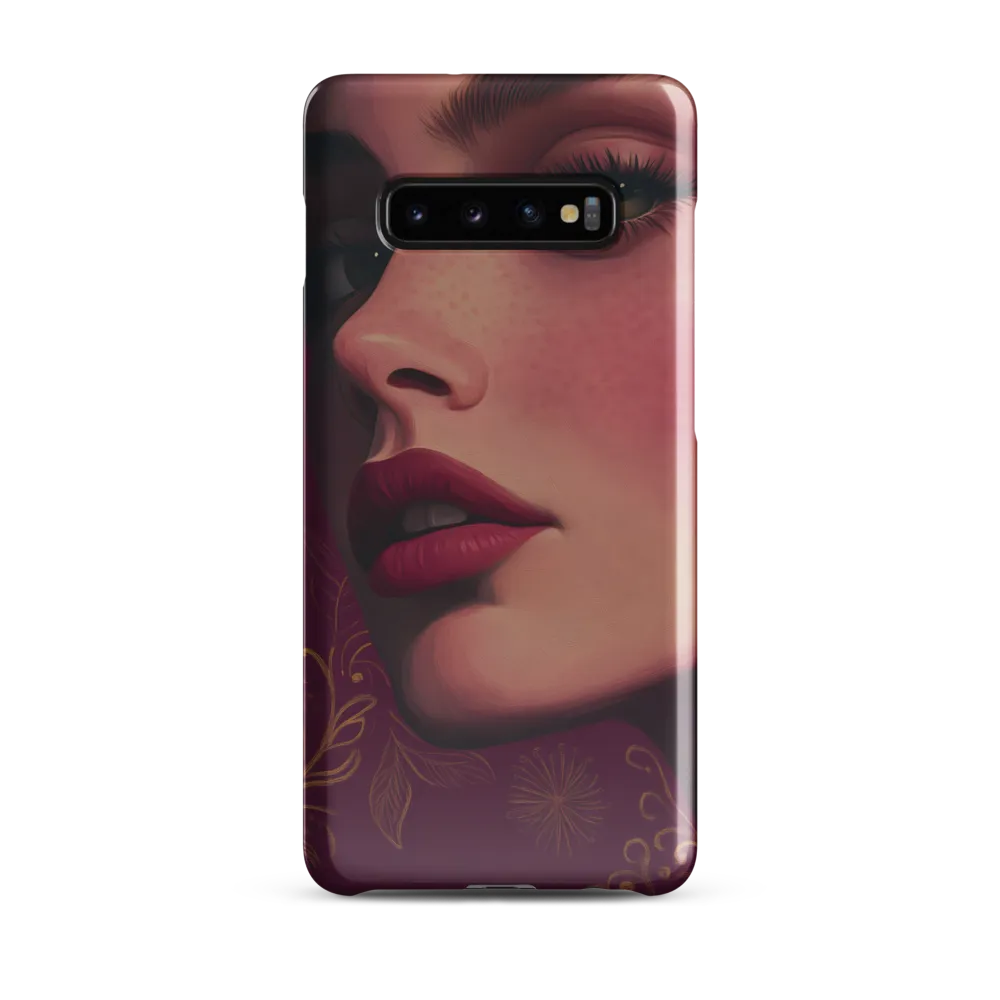 Portrait of Serene Beauty | Phone Case |  S10 Plus | Snap Case | Glossy