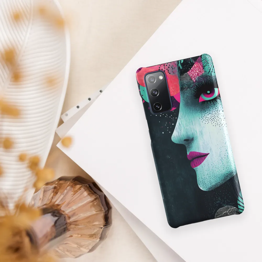 Mystical Beauty in Blue and Pink | Phone Case |  S20 FE | Snap Case | Matte