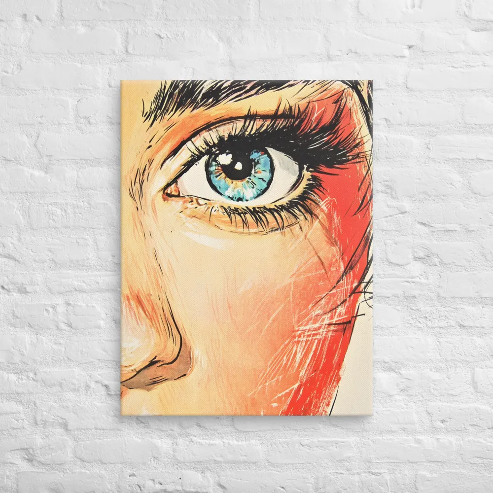 Gaze of Emotion | Canvas | 24″×32″