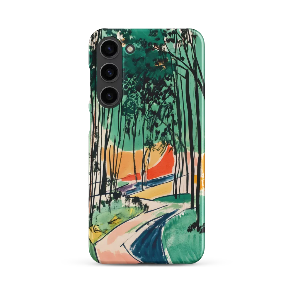 Winding Path Through the Forest | Phone Case |  S23 Plus | Snap Case | Matte