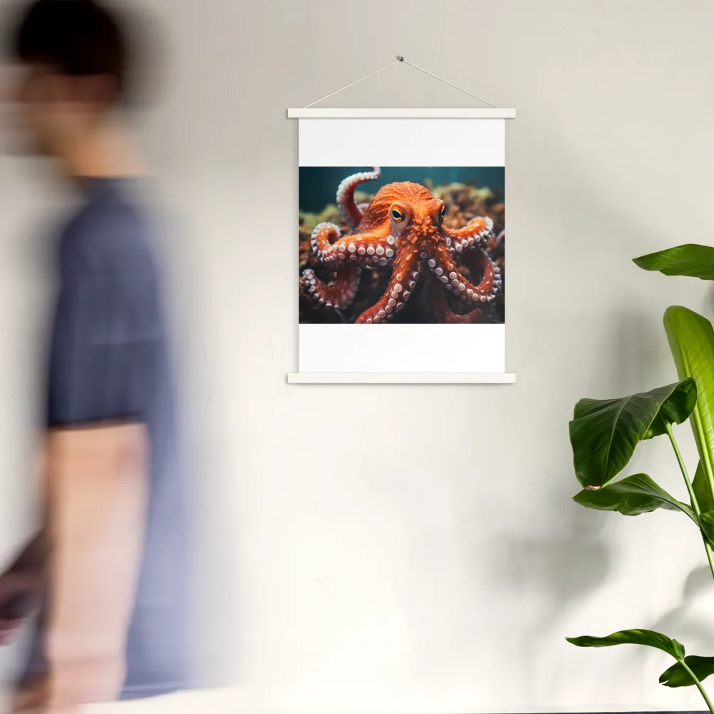 Curious Depths | Poster With White Wood Hanger | 18″×24″