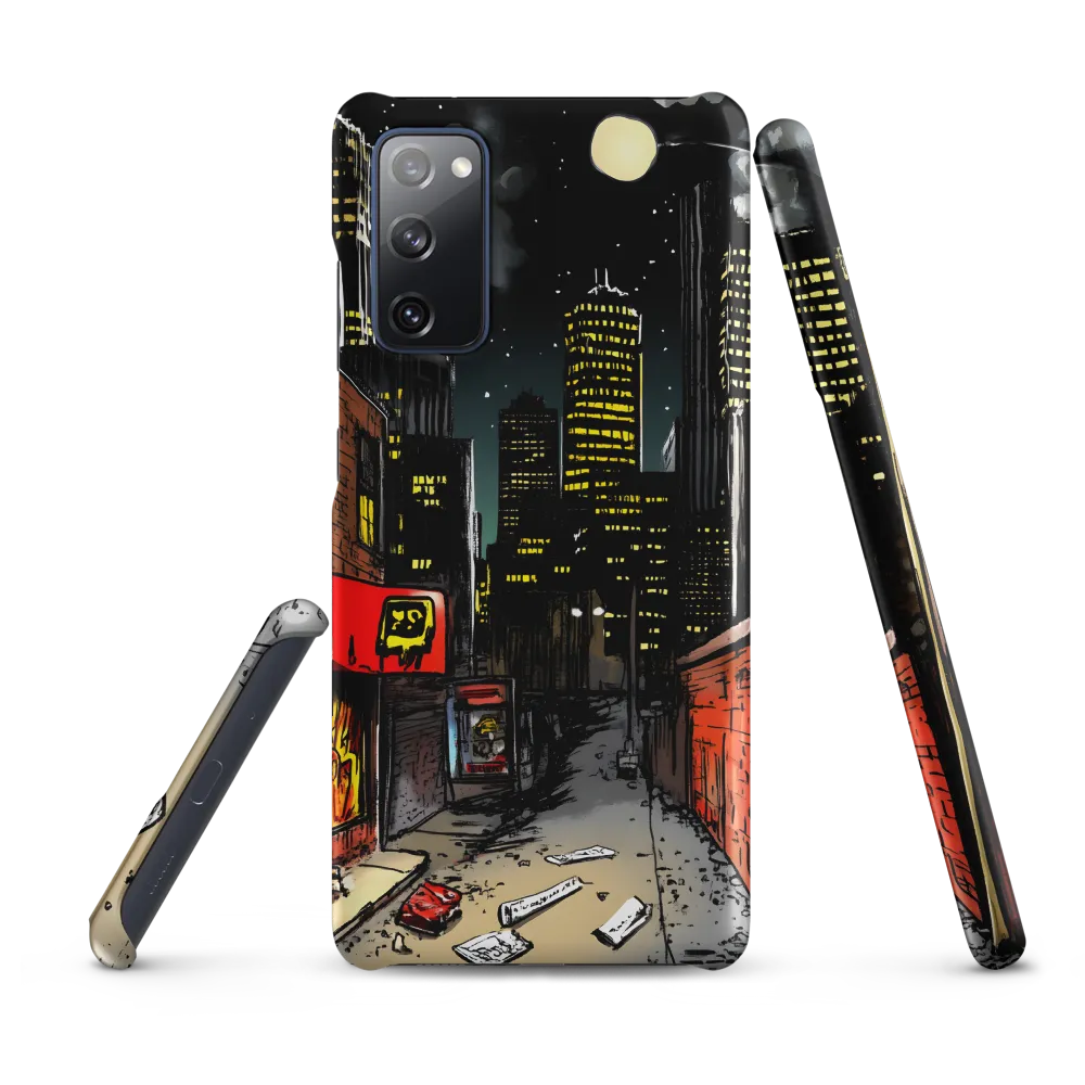 Nocturnal Cityscape: The Hidden Alley | Phone Case |  S20 FE | Snap Case | Matte