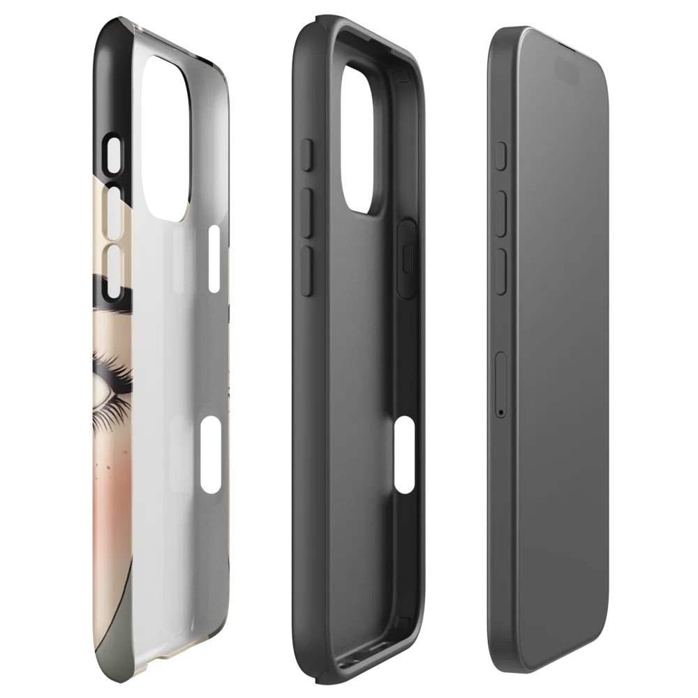 Serenity Captured: A Modern Portrait | Phone Case |  16 Pro Max | Tough Case | Glossy