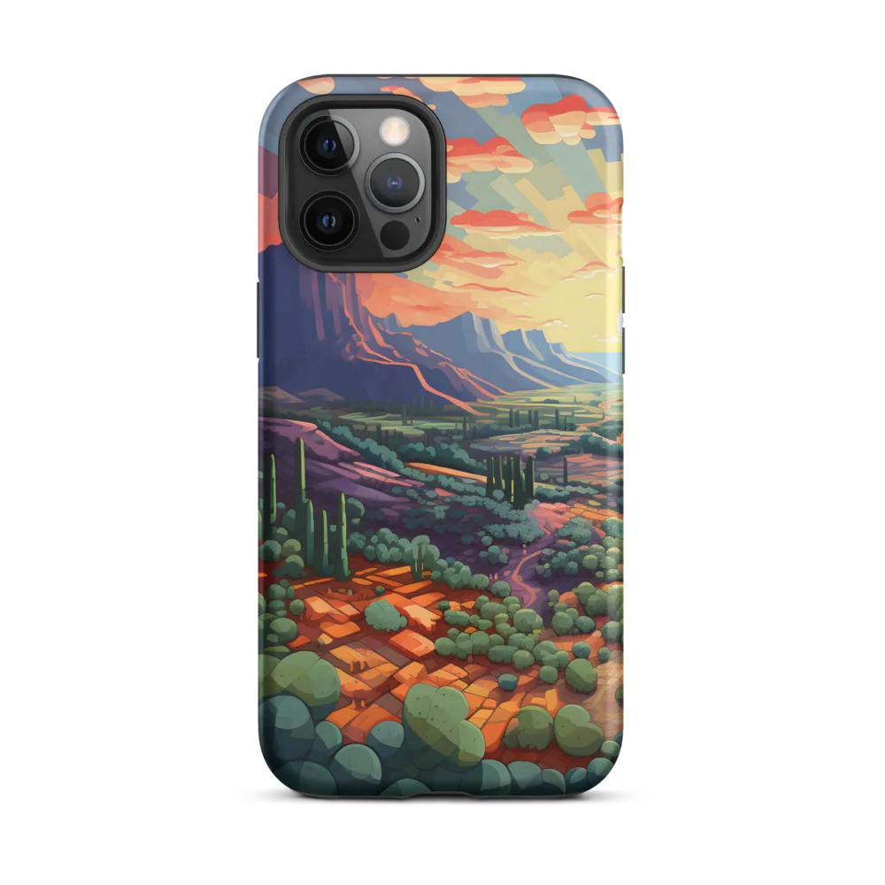 Desert Serenity at Dusk | Phone Case |  12 Pro Max | Tough Case | Matte