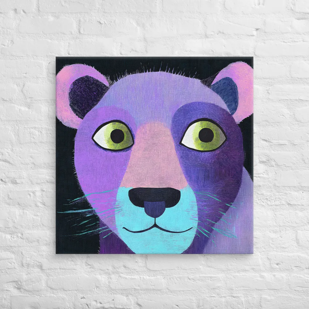 Playful Lion Portrait | Canvas | 30″×30″