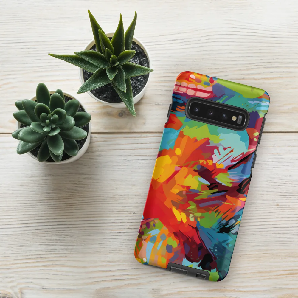 Colorful Lizard: An Abstract Adventure | Phone Case |  S10 | Tough Case | Matte