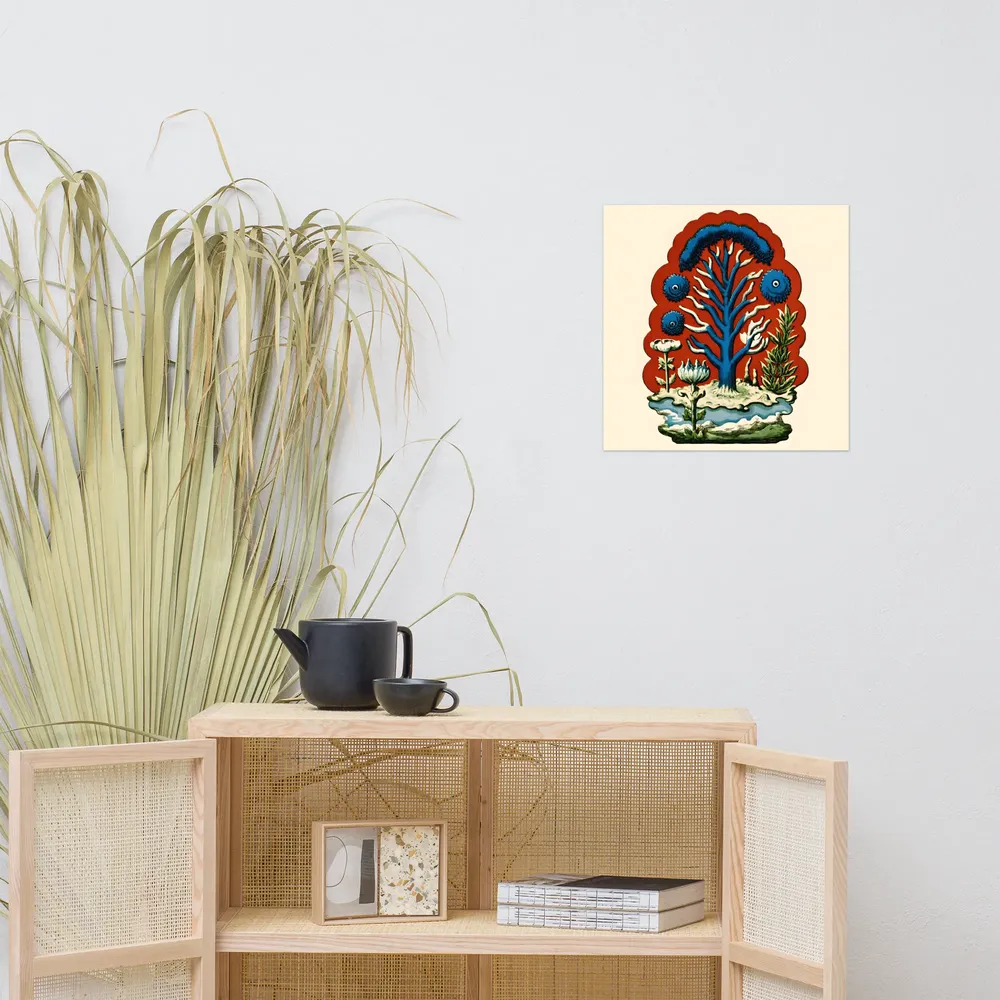 Azure Arbor 
 Poster | 18″x 18″