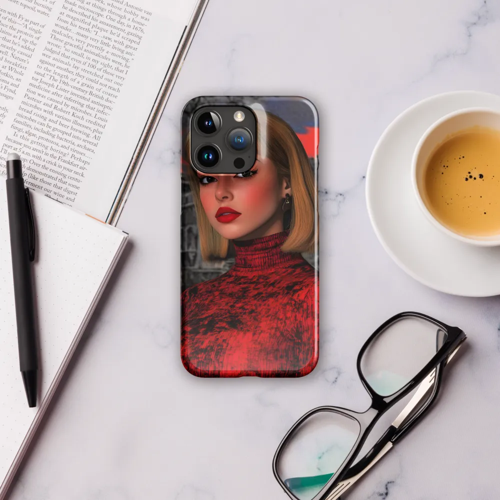 Mystique of the Scarlet Embrace | Phone Case |  15 Pro Max | Snap Case | Glossy