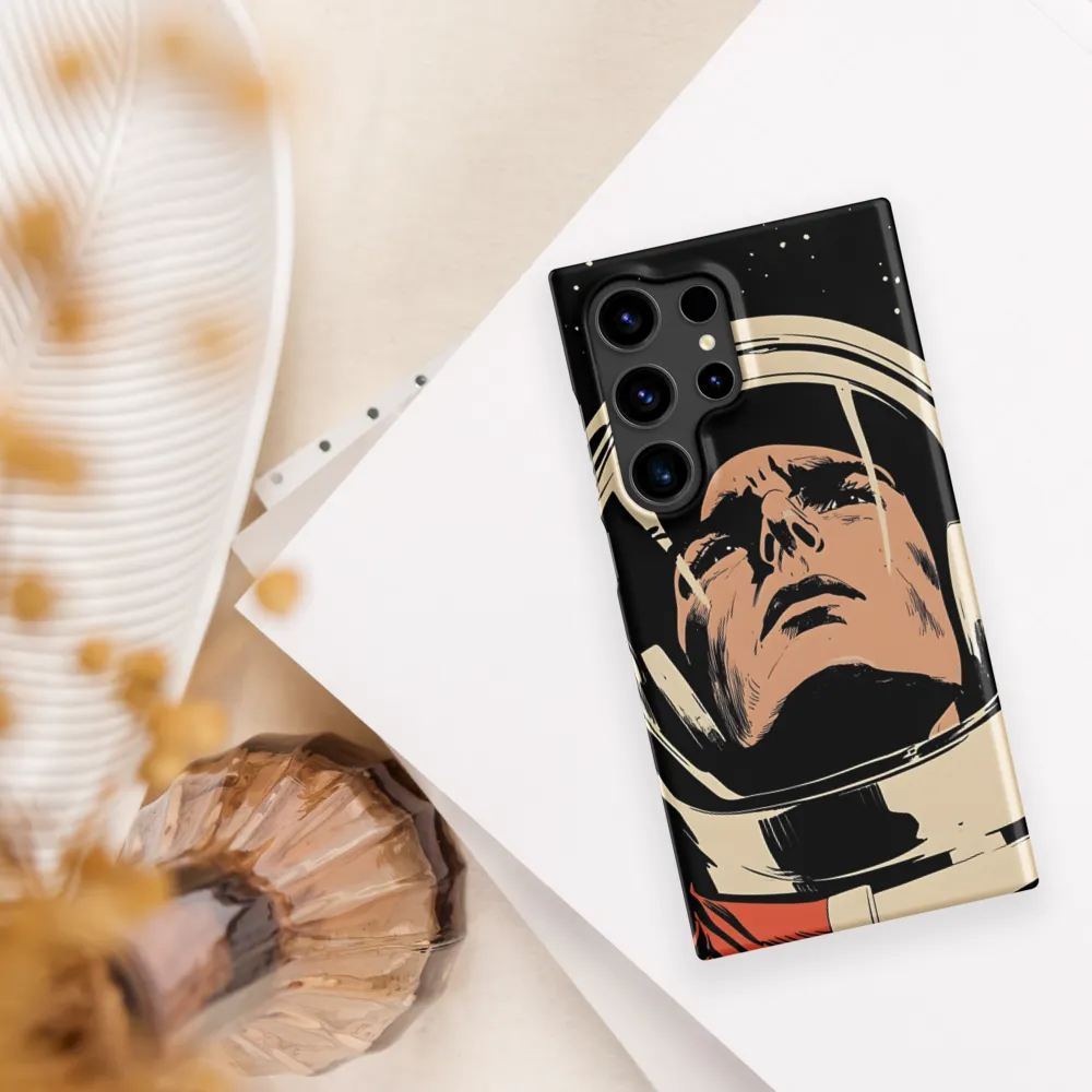 Gaze of the Astronaut | Phone Case |  S24 Ultra | Snap Case | Matte