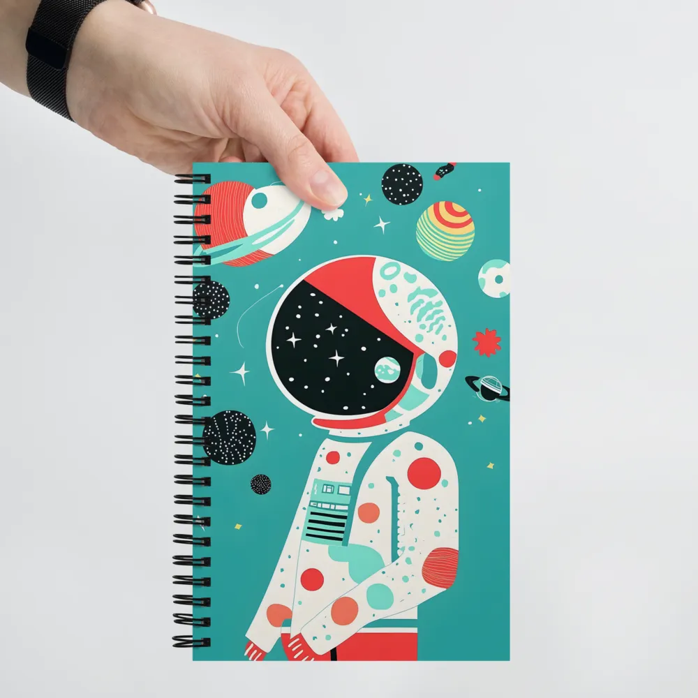 Cosmic Explorer: A Playful Journey Through Space | Spiral Notebook