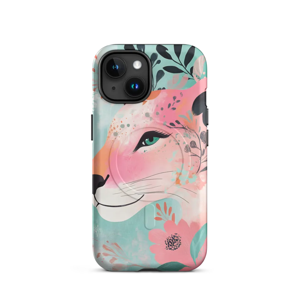 Whimsical Majesty: A Floral Lion