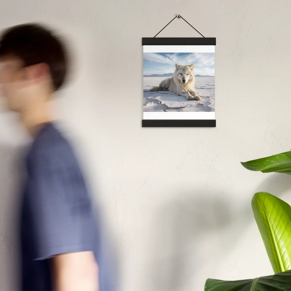 Guardian of the Salt Flats | Poster With Black Wood Hanger | 8″×10″