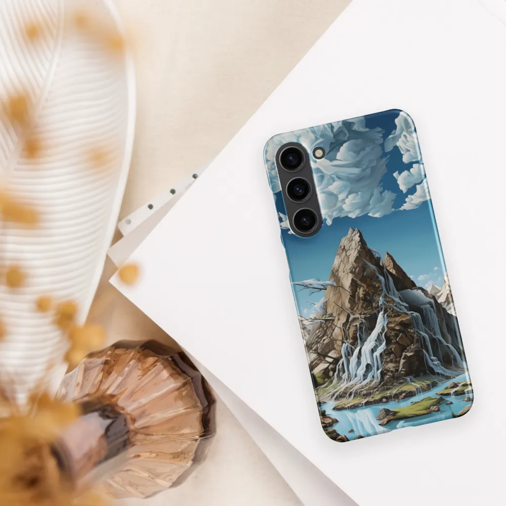 Majestic Cascade: A Mountain Masterpiece