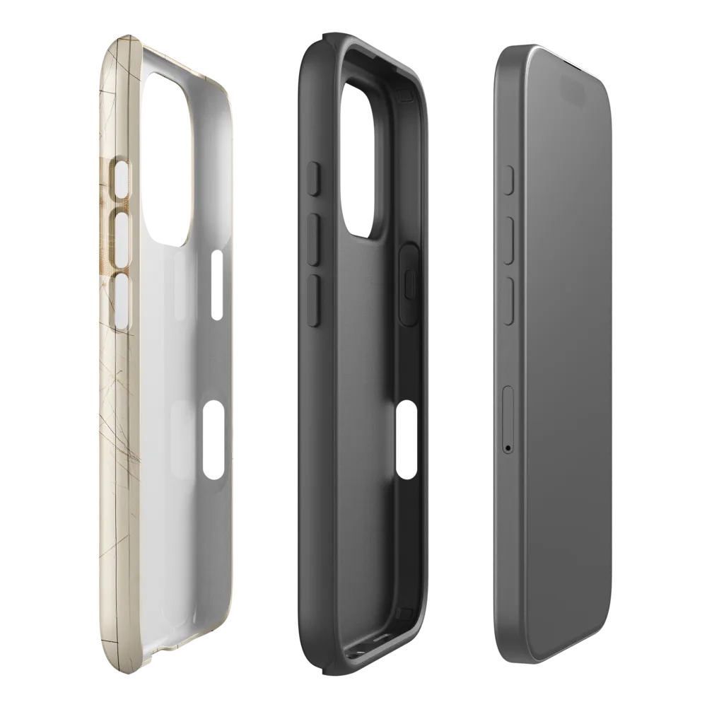 Elegance in Lines | Phone Case |  16 Pro | Tough Case | Glossy