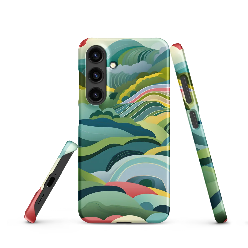 Waves of Serenity | Phone Case |  S24 | Snap Case | Matte