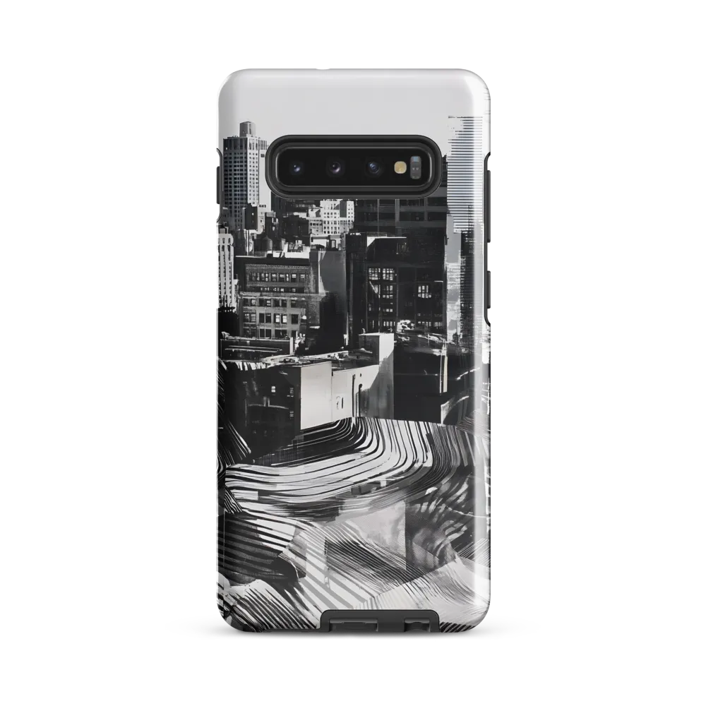 Urban Rhythm in Black and White | Phone Case |  S10 Plus | Tough Case | Glossy