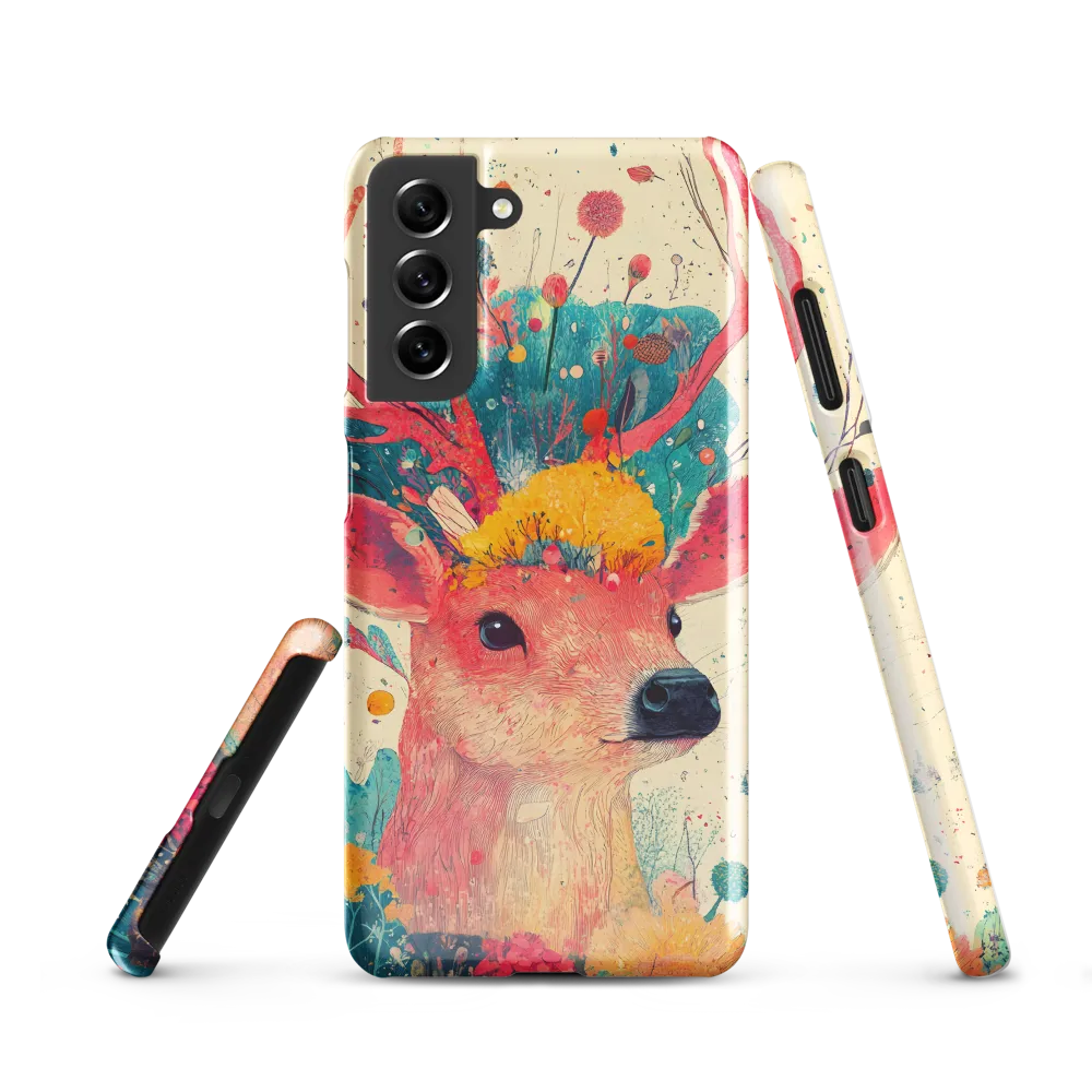 Whimsical Harmony: A Deer in Bloom