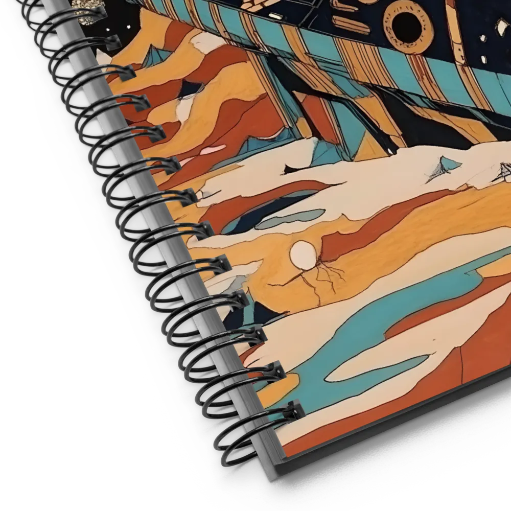 Voyage Beyond the Stars | Spiral Notebook