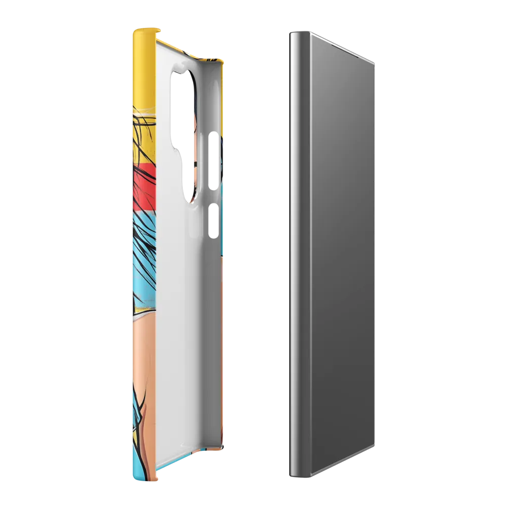 Vibrant Portrait of Modern Youth | Phone Case |  S24 Ultra | Snap Case | Matte