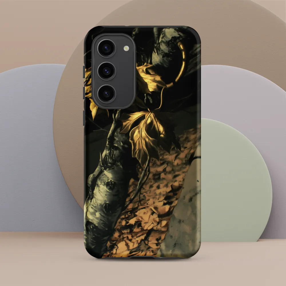 Golden Serenity: A Close Encounter with Nature