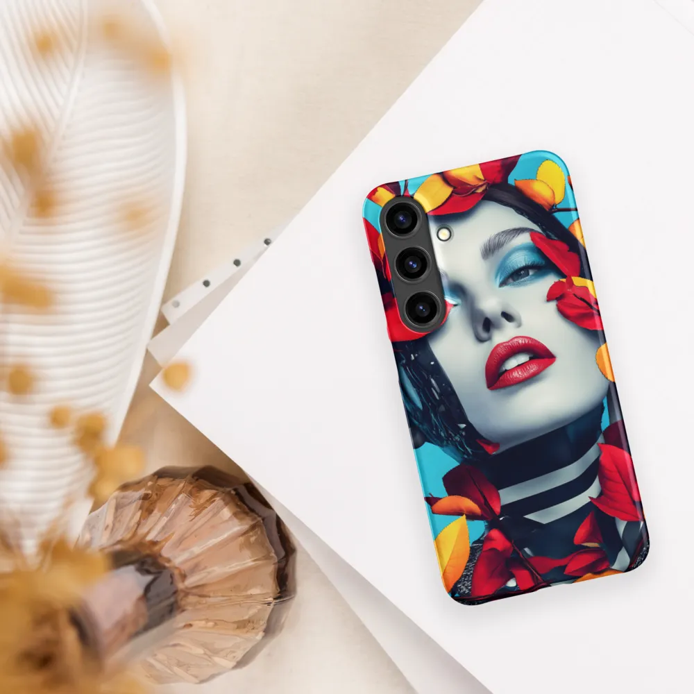Futuristic Fusion: Nature Meets Technology | Phone Case |  S24 Plus | Snap Case | Matte
