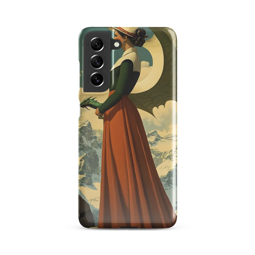 Mystic Harmony: The Dragon Keeper | Phone Case |  S21 FE | Snap Case | Glossy