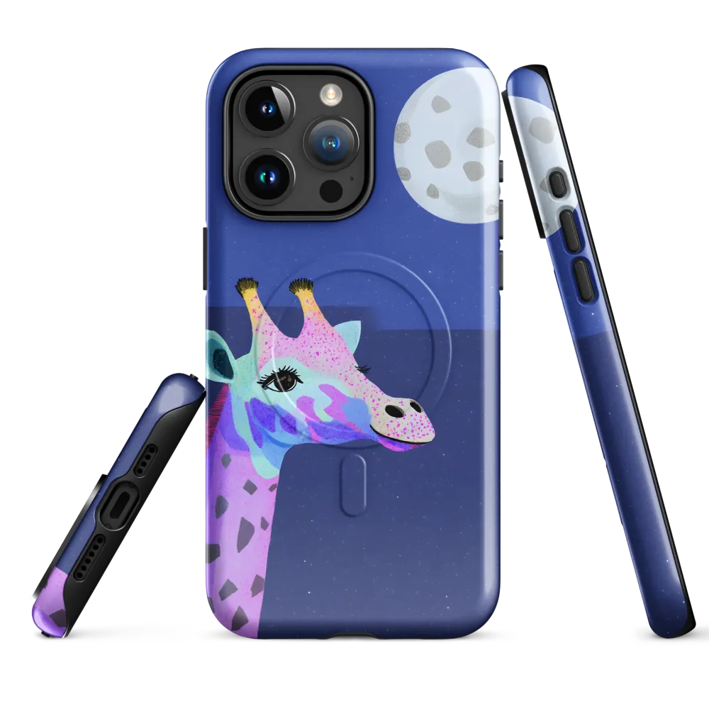 Whimsical Giraffe Under the Stars