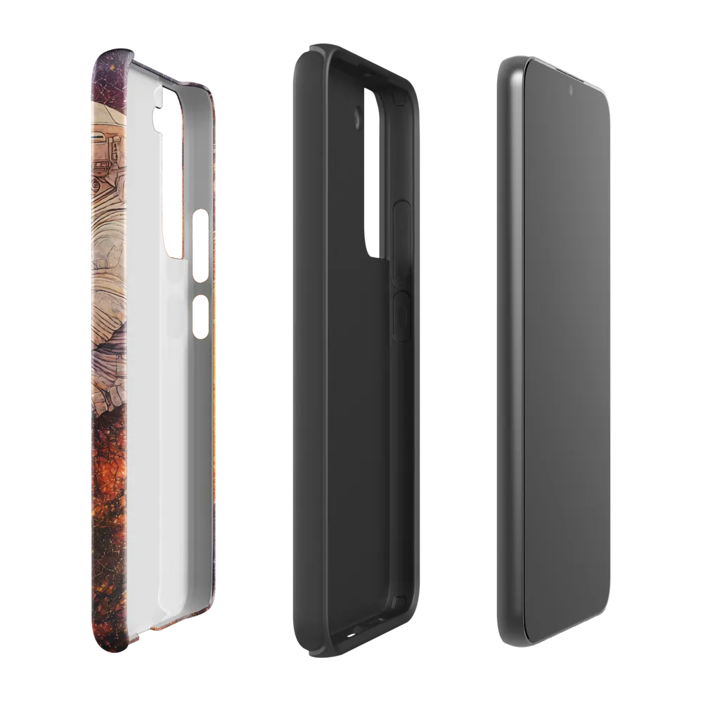Cosmic Contemplation | Phone Case |  S22 Plus | Tough Case | Glossy