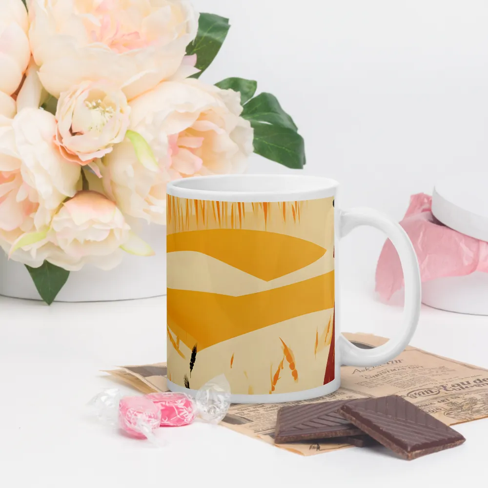 Embracing the Fields: A Floral Journey | Mugs | Multiple Sizes & Colors