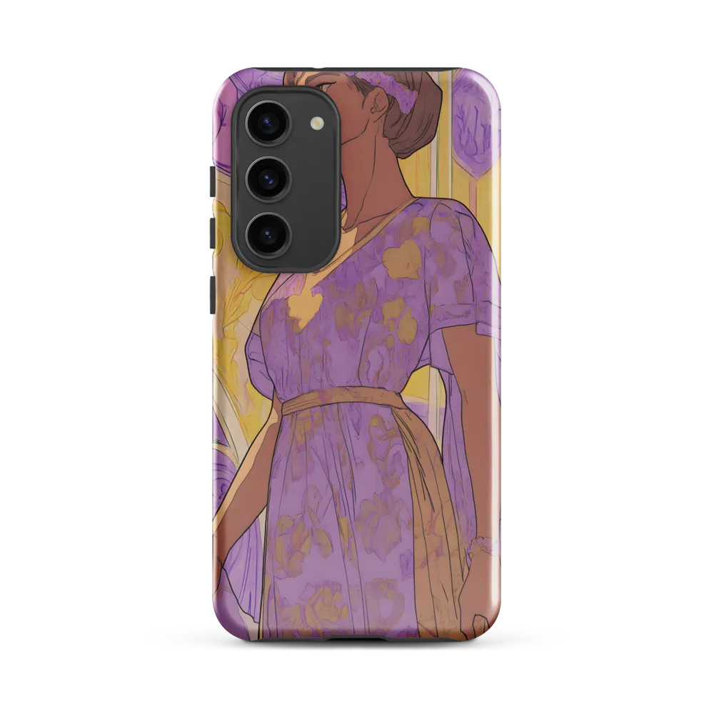 Elegance in Floral Harmony | Phone Case |  S23 Plus | Tough Case | Glossy