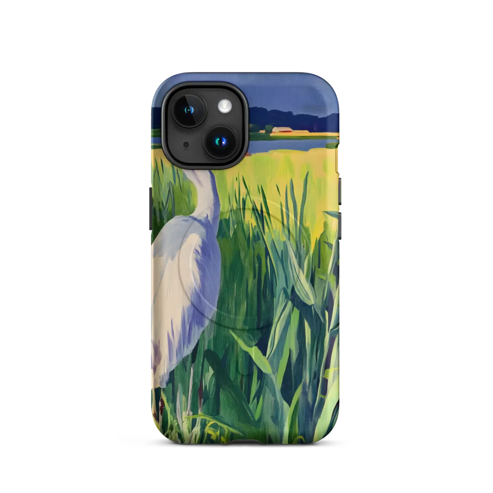 Graceful Presence: The Heron in the Meadow