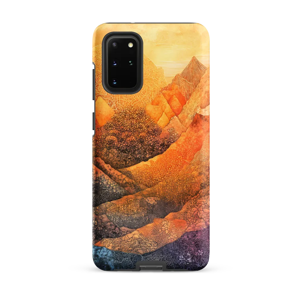 Serene Peaks of Color