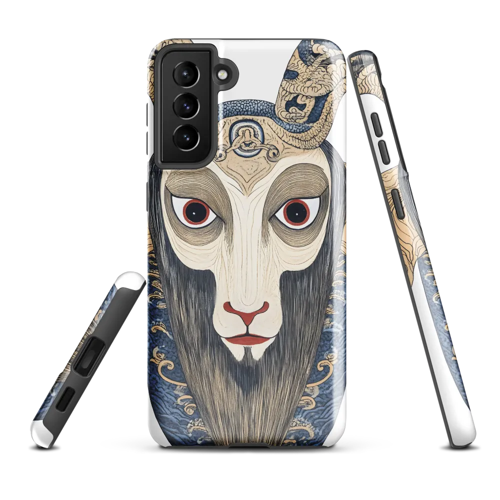 Ethereal Gaze of the Ram | Phone Case |  S21 Plus | Tough Case | Glossy